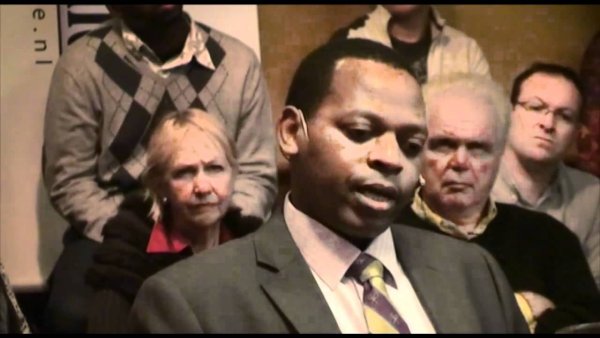 Lin Muyizere, the Husband of Victoire Ingabire. He lives in Netherlands but the Dutch Immigration Service wants to revoke his Citizenship due to serious suspension that he may have played a role in the 1994 Genocide against Tutsi