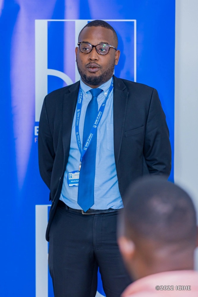 Darius Mukunzi, the Head of SME Banking at Bank of Kigali.