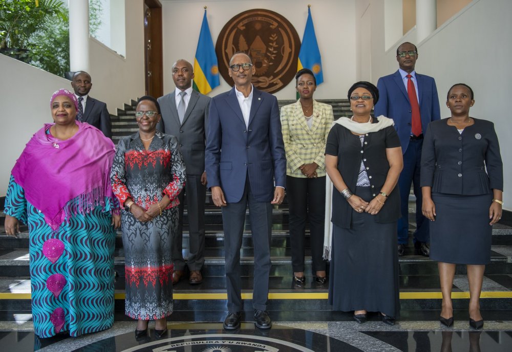 President Paul Kagame has received envoys from Tanzanian counterpart.