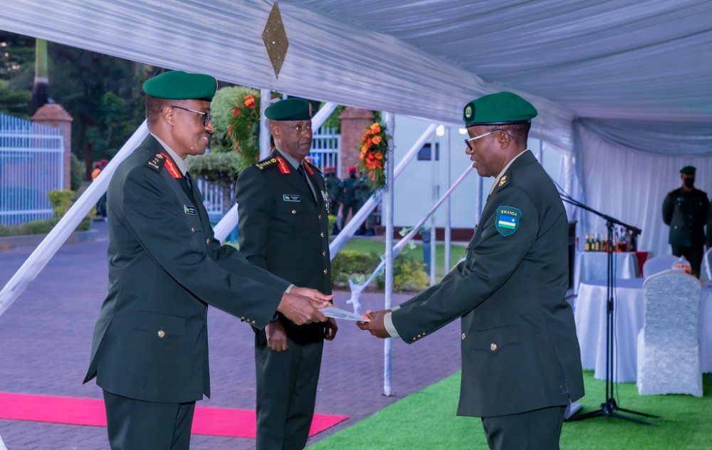 The retirees were also awarded certificates in recognition for their service rendered to Rwanda Defence Force.