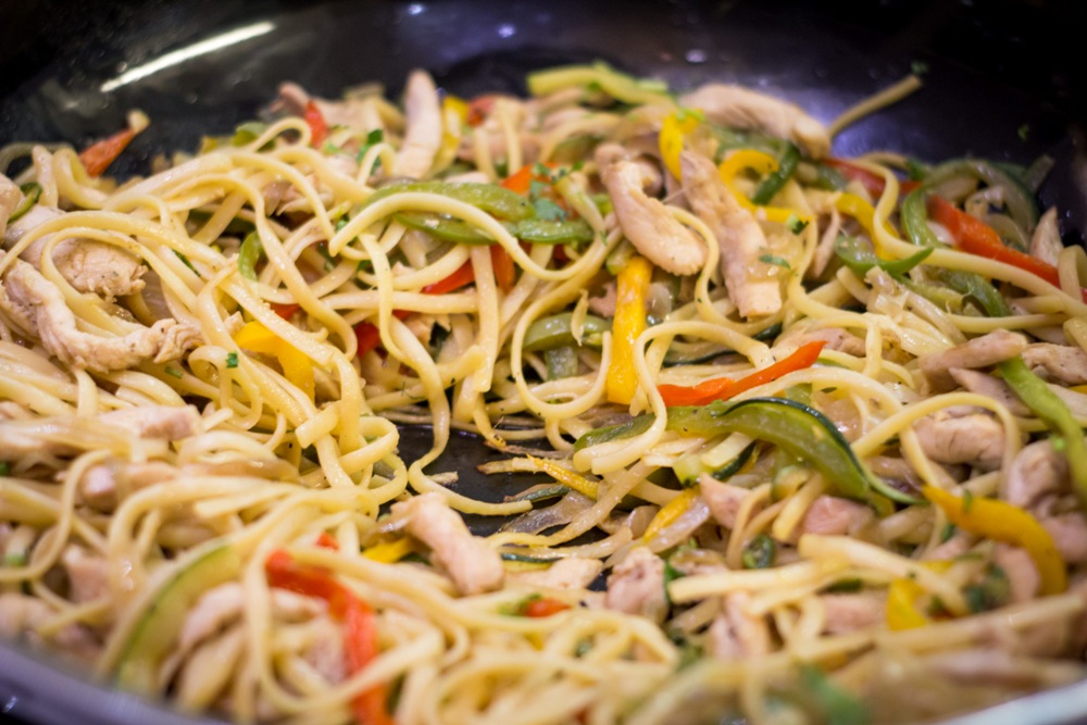 Asian inspired noodles