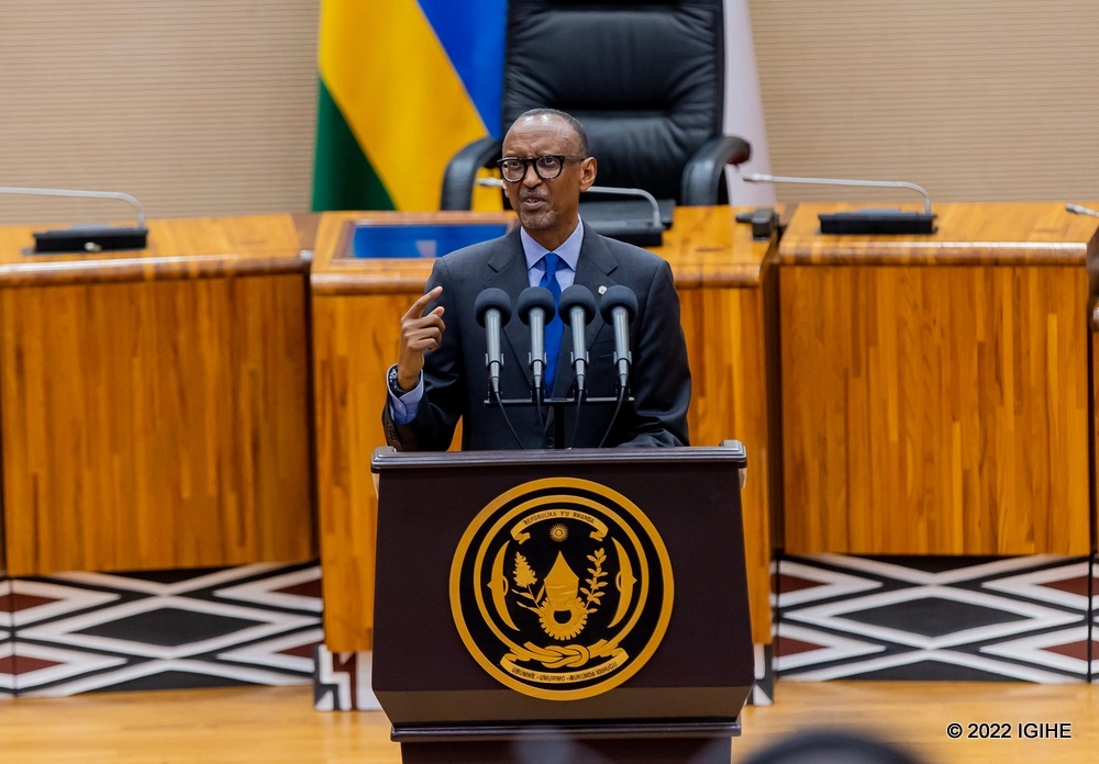 President Kagame has said that the country is concerned with its citizens' security. 
