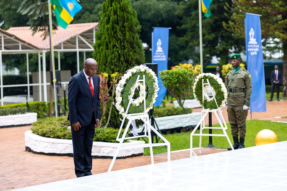 Premier Ngirente has paid tribute to Rwanda’s Heroes. 