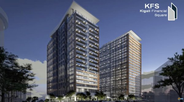 The artistic impression of the new building to be built in Kigali. 