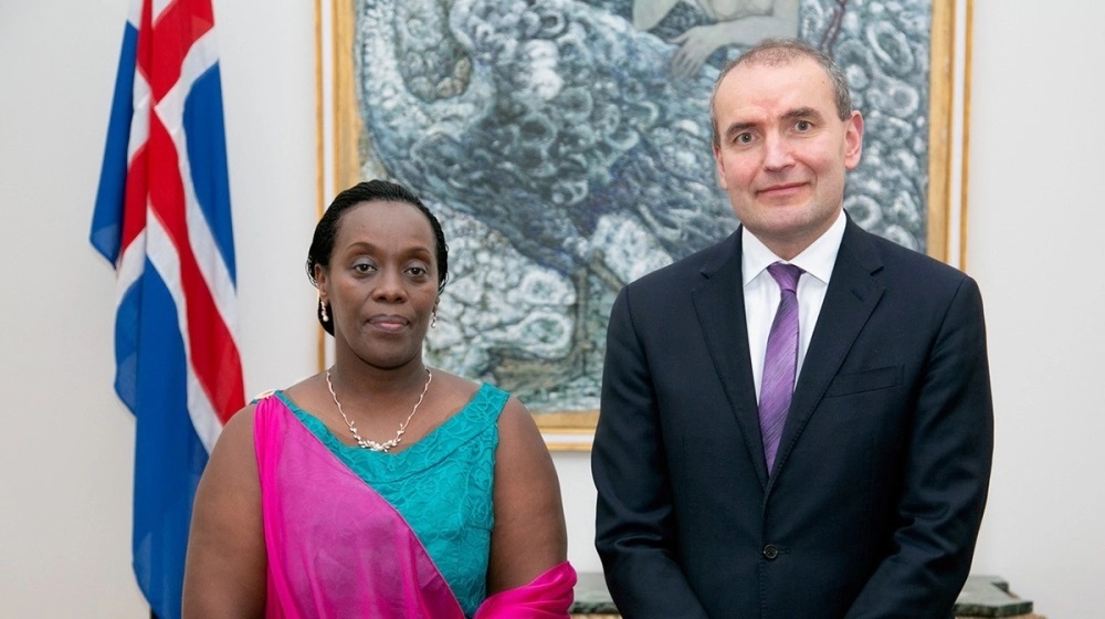 Both Jóhannesson and Amb. Gashumba pledged their commitment to further developing bilateral relations and strengthening cooperation between the two countries.
