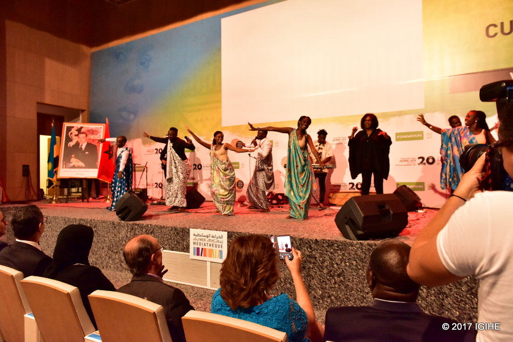 Joy and dances as Rwandan artiste Sentore performed