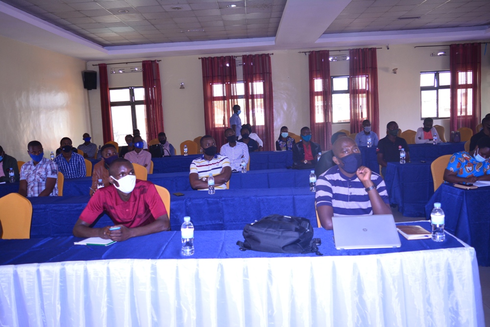 The farmers’ training began on Tuesday, August 4, 2020, and will last for 15 days in Kigali City