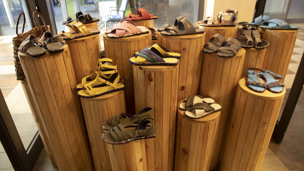 UZURI K&Y is a Rwandan-based eco-friendly shoe brand. 
