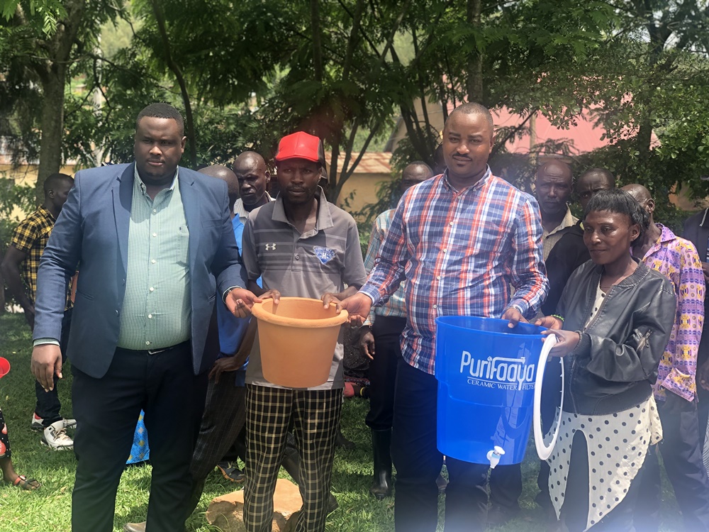 Received water filters are expected to bring hope and health to Gatsibo residents.
