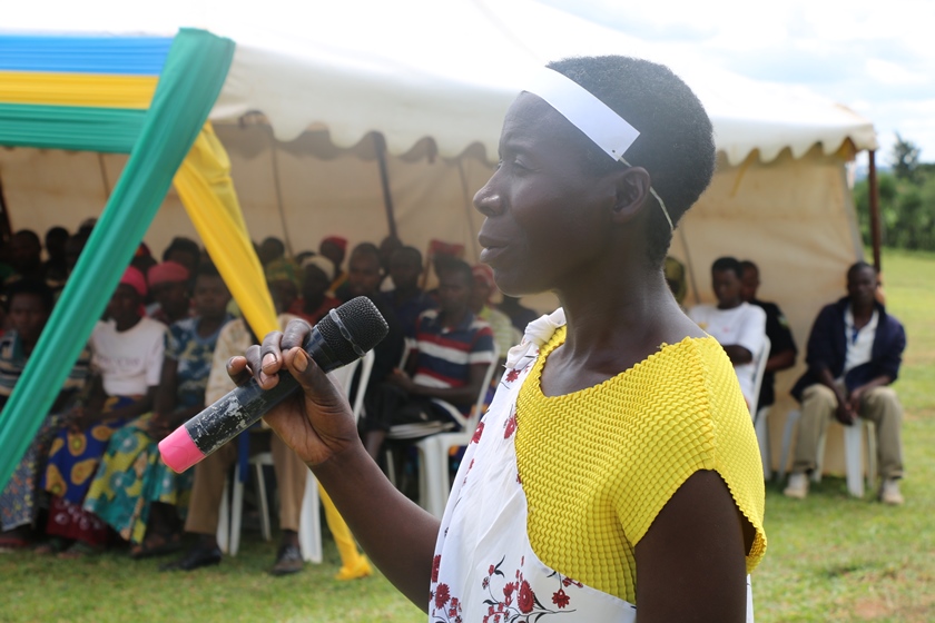 Velena Musabyimana, one of the solar energy beneficiaries said the good leadership has given her hope for the wellbeing of generations.