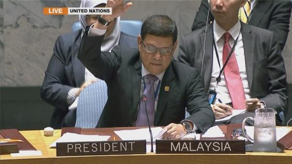 The Security Council backed the motion with 11 votes and four abstentions