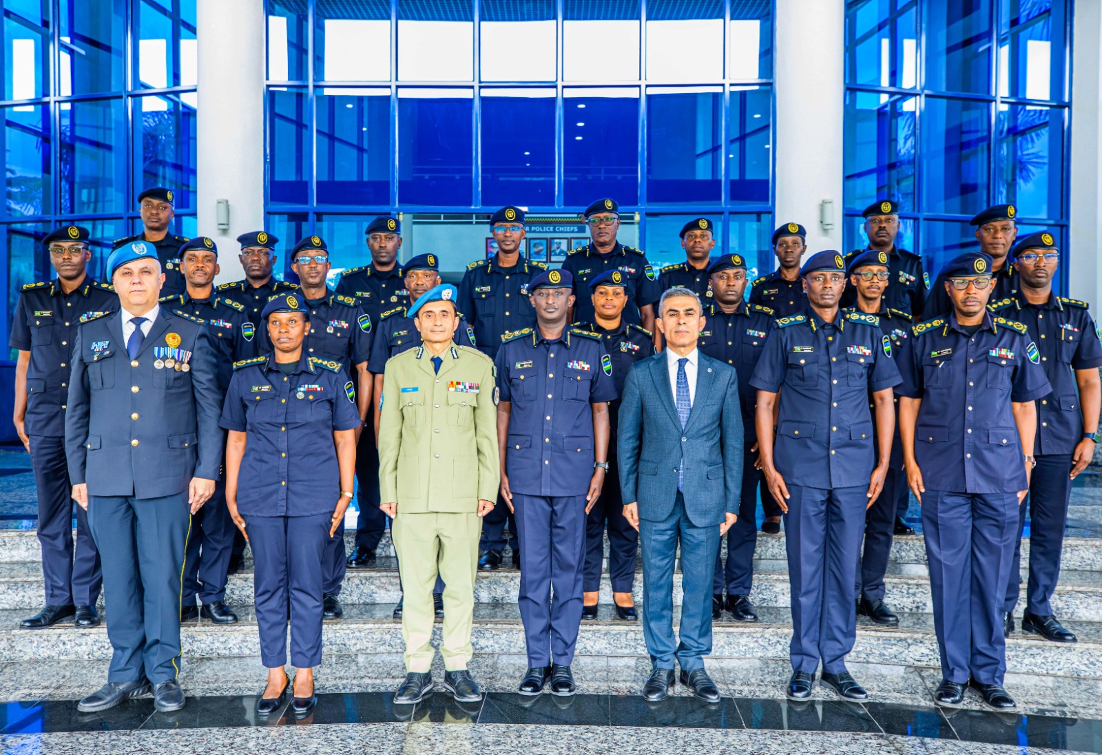 Police Commissioner Shahkar and his delegation including the Chief of Recruitment and Selection, Ata Yenigun, and the Chief of Staff for the UN Mission in South Sudan (UNMISS), Murat Isik, are in Rwanda to discuss further partnership in peace operations.