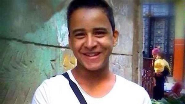 Mahmoud Hussein, 20, was imprisoned for 'illegal protesting' more than two years ago