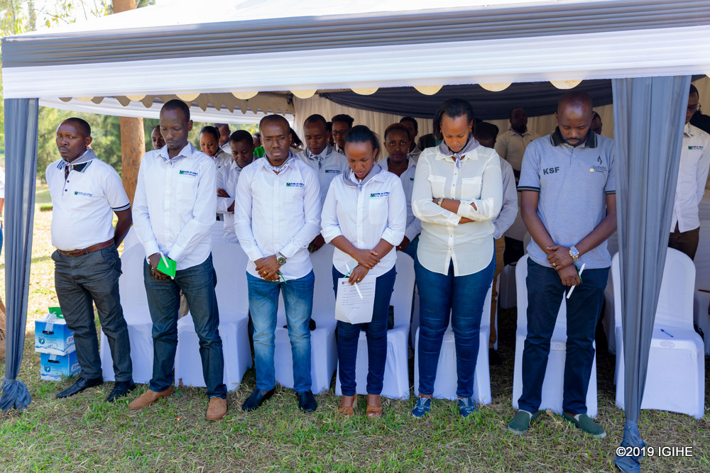 Bank of Africa Staff took a moment to honor lost lives during the 1994 Genocide agaisnt the Tutsi