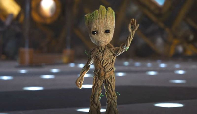 Baby Groot, played by Vin Diesel