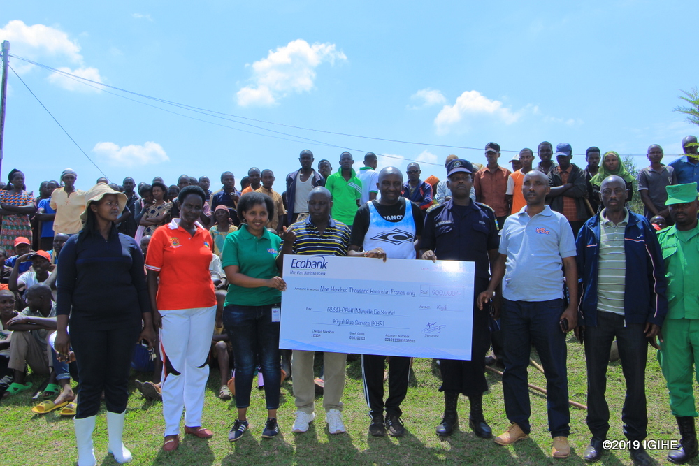 Rugendabari Residents thanked KBS Staff & Management for the Mutuelle de Santé and Tap & Go Cards