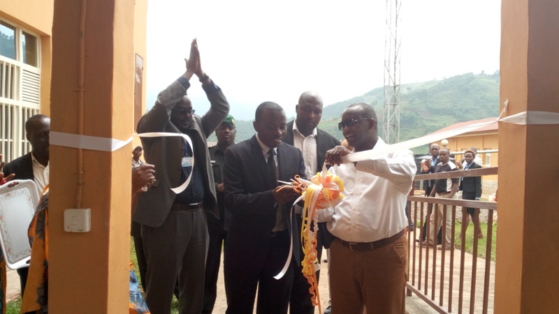 Officials at the launch of the new health center