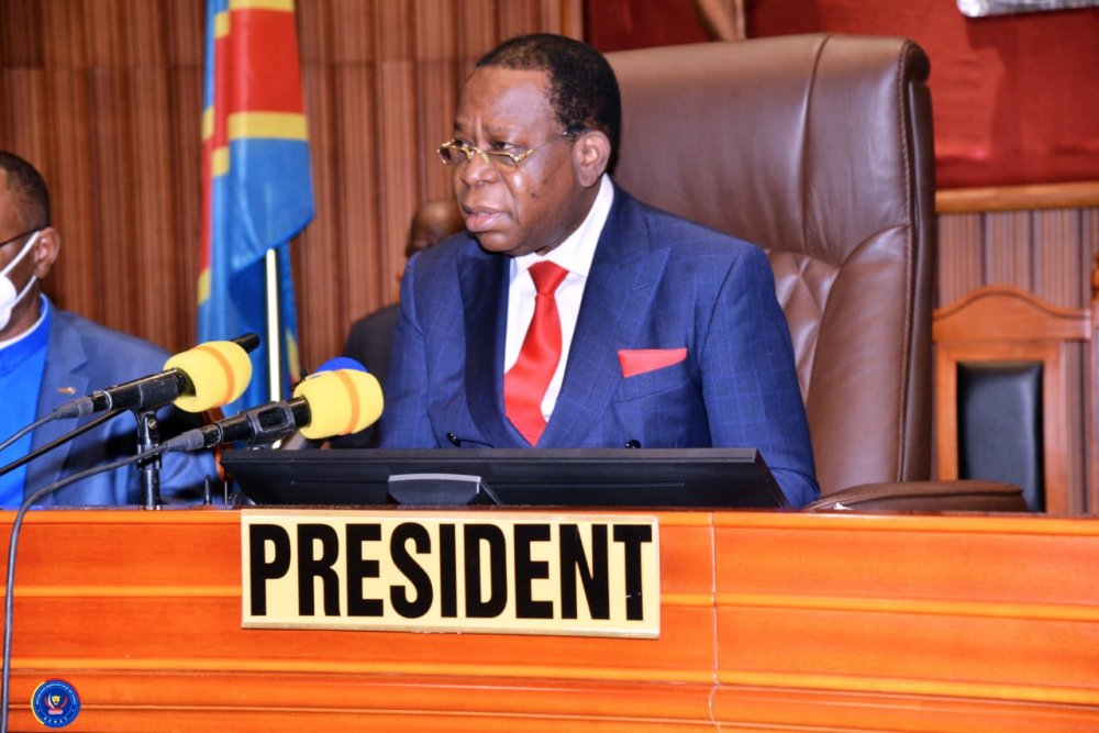Senate President Modeste Bahati urged his colleagues to remain calm and prioritize respect and support for their nation.