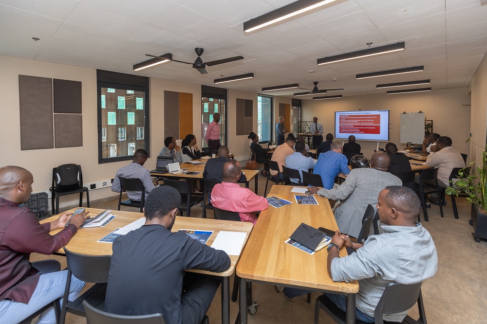 Some of the entrepreneurs who attended the training.