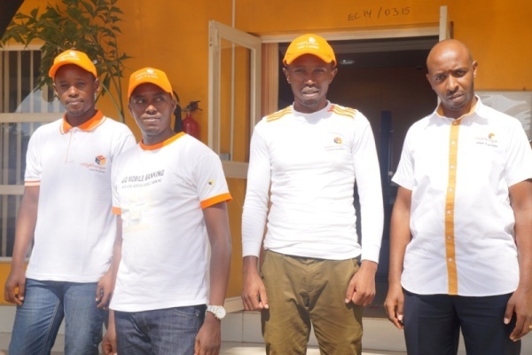 Some of employees of Cogebanque in Nyagatare branch