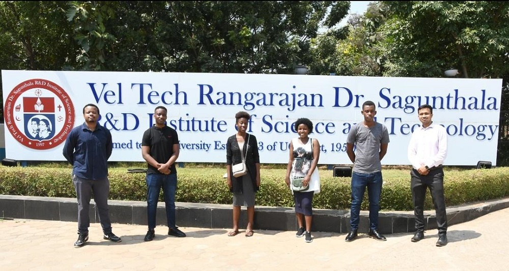 Some of Rwandan students have begun studies in India on the support of GYAN Educational Services Ltd.