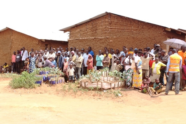 Some of Burundi refugees accomodated in Mahama camp 