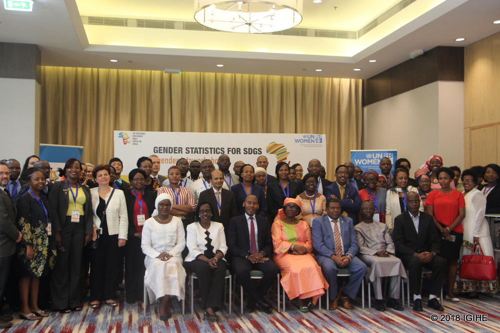 Participants in the workshop pose for a group photo