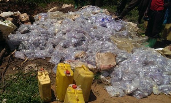 Destroyed illicit brew