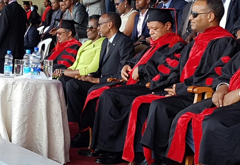 President Paul Kagame has been conferred an honorary doctor of laws by the Bahir Dar University in Ethiopia where he and first lady, Jeannette Kagame, attended the graduation ceremony.