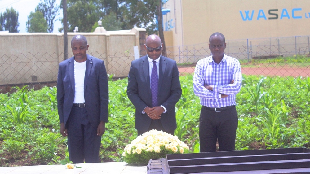 Equity Bank staff paid tribute to genocide Victims laid to rest in Mukarange Genocide Memorial site