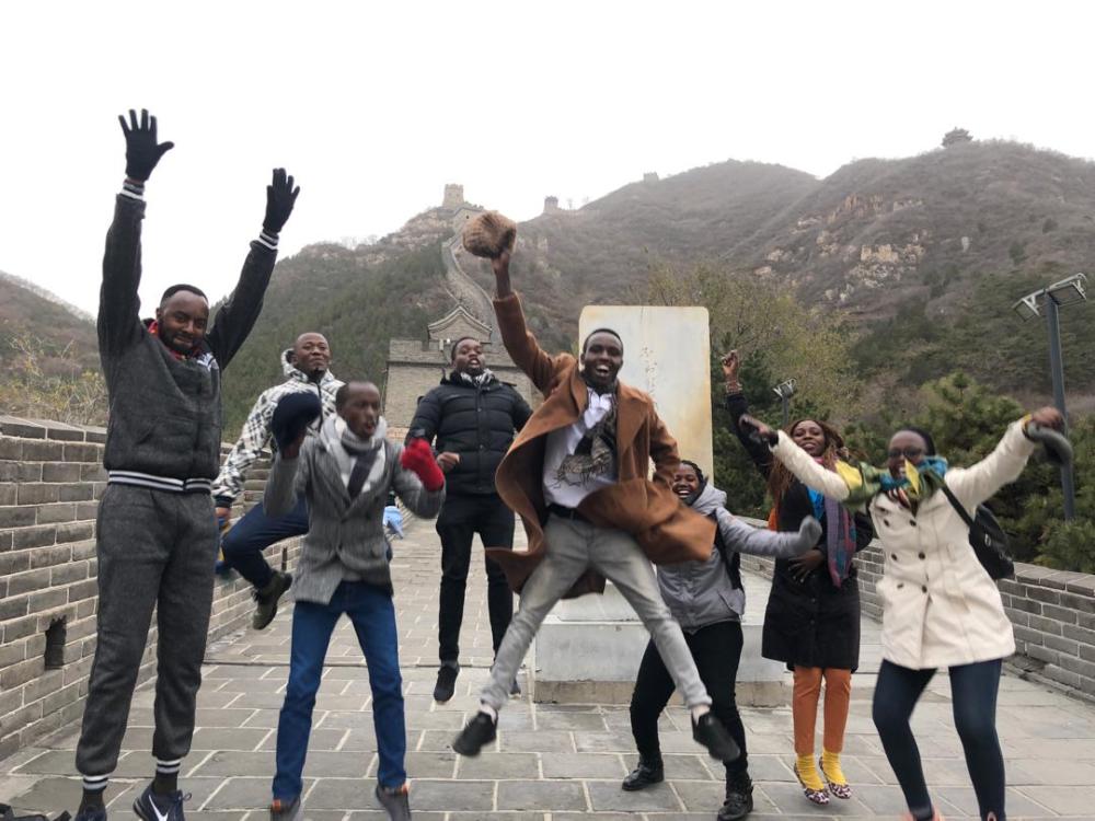 In Beijing, they visited the Chinese Great Wall, Mao City named after Mao Zedong, the founding father of the Republic of China as well as the Beijing Olympics Stadium.