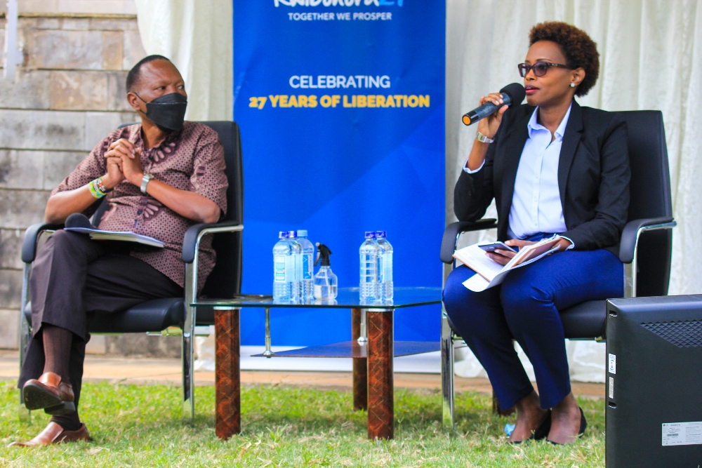 Aloys Batsinduka and Yvonne Kabagire served as moderators during the event.  