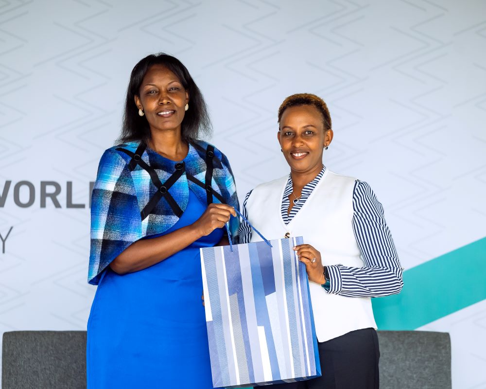 Karera presented copies of her book to some participants of the event.