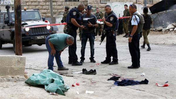 The Israeli military said the Palestinian man was shot dead after attacking a soldier with a knife