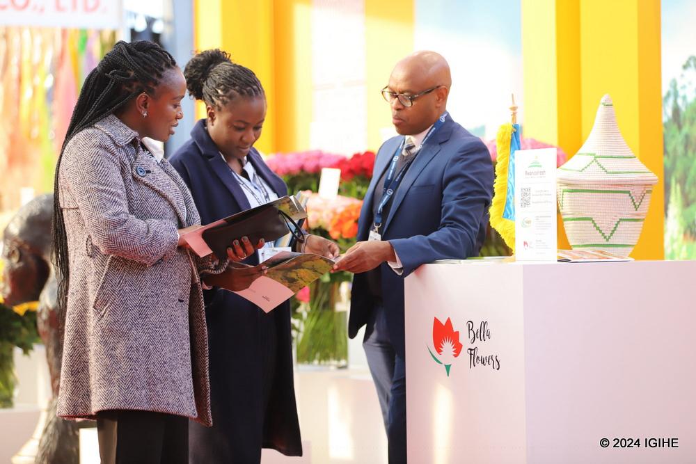 Rwanda presented its premium flowers under the Rwanda fresh brand at stand C5.06.