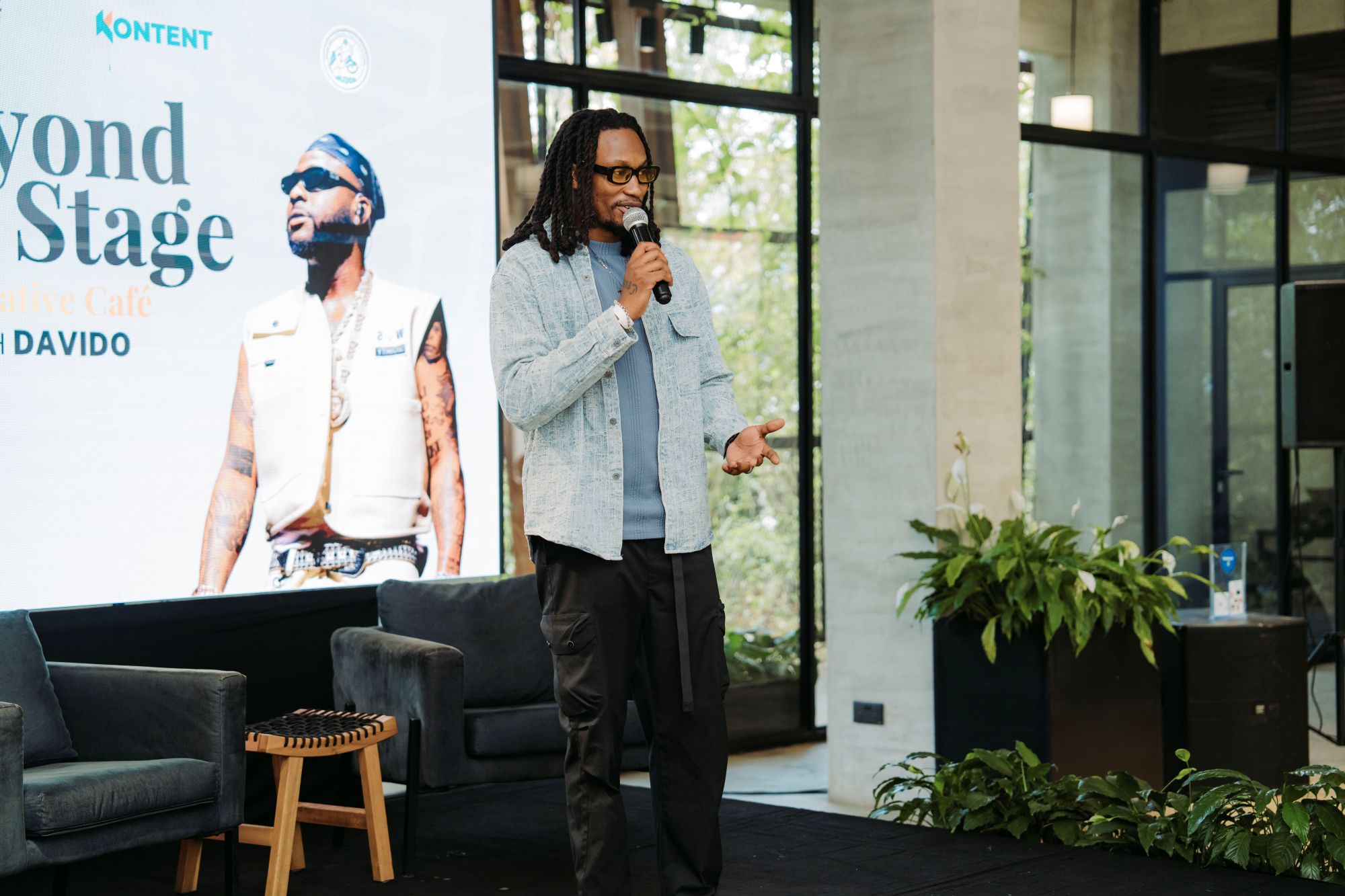 Troy Elimu, Founder of Denim Cartel, also gave a presentation at the event.