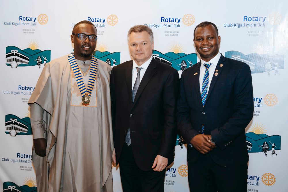 Antoine Anfré, Ambassador of France to Rwanda, who honored the gathering as Guest of Honor.