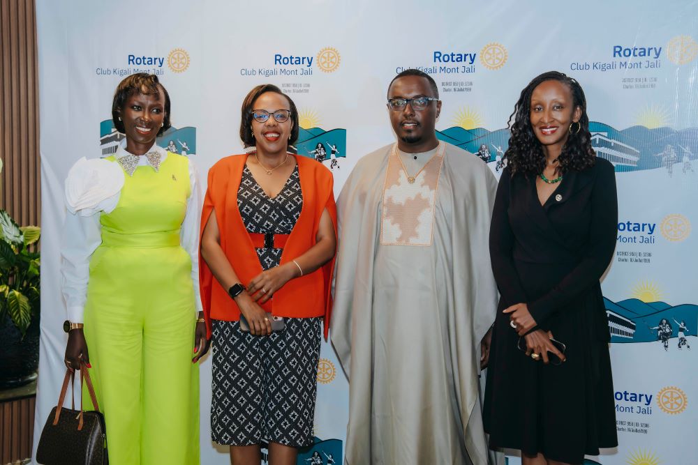 The installation night was also marked by two major Rotary milestones: growth in membership and giving.