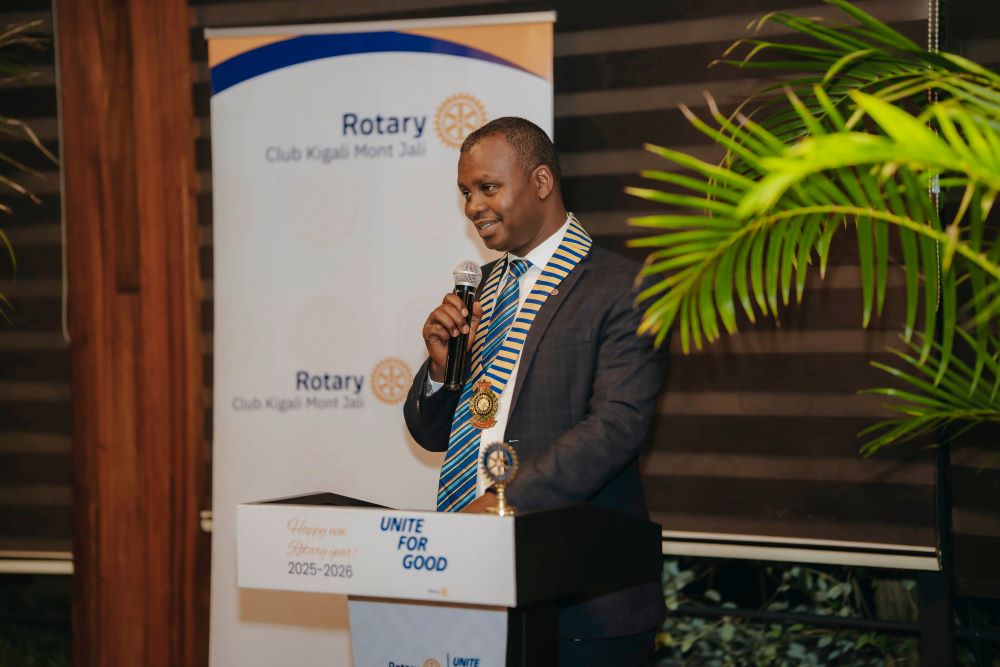 Rtn. Mutanguha also led the club in celebrating its 25th anniversary—a milestone marked by pride, reflection, and recommitment to the Rotary motto: Service Above Self.