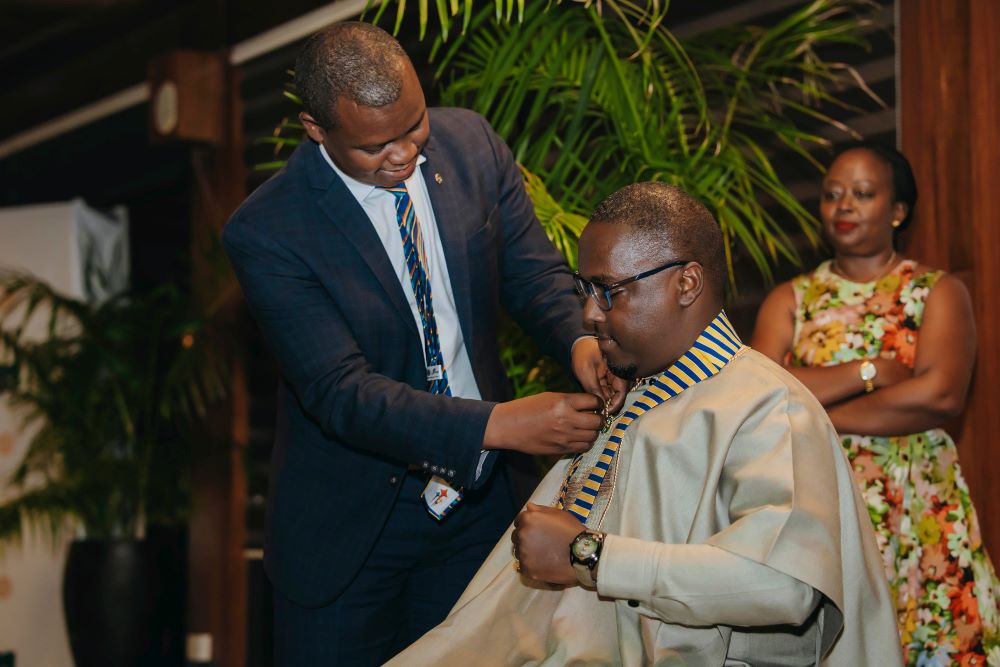 The lively and heartwarming installation ceremony took place at the Mythos Boutique Hotel in Kigali.