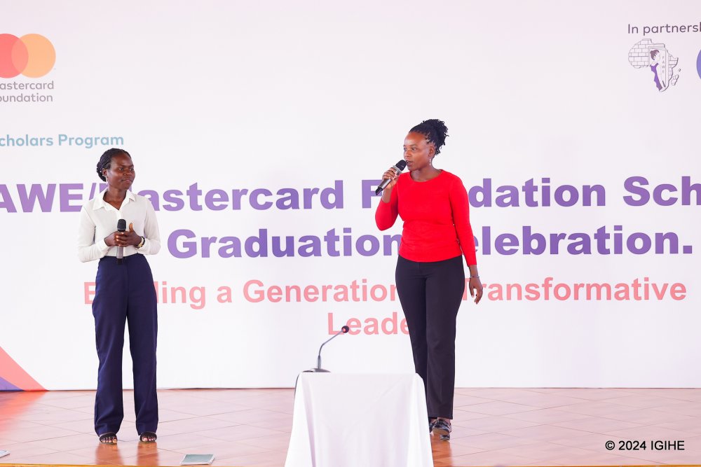 The graduates showcased various talents they possess.