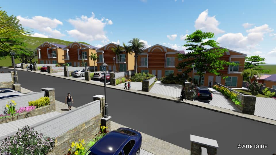 The new apartments under construction are structured to suit environment friendly methods.