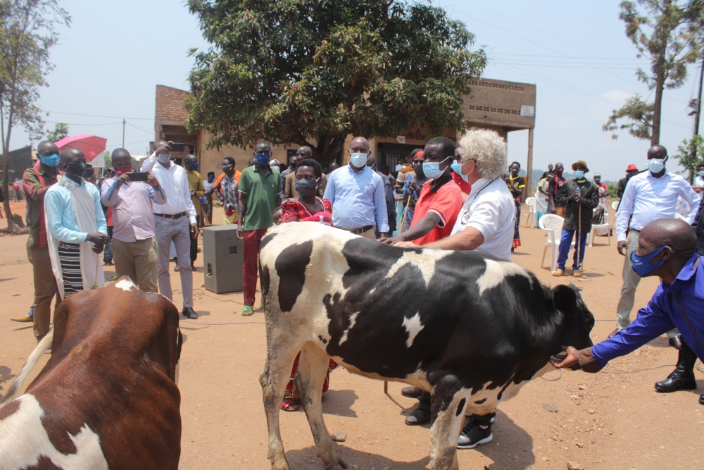 Beneficiaries expressed delight for cow donations.