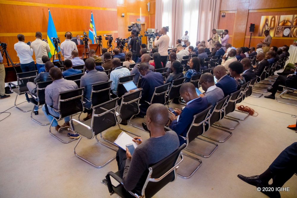 The Minister of Foreign Affairs and International Cooperation Dr. Vincent Biruta has this afternoon held a press conference with local, regional and international media correspondents