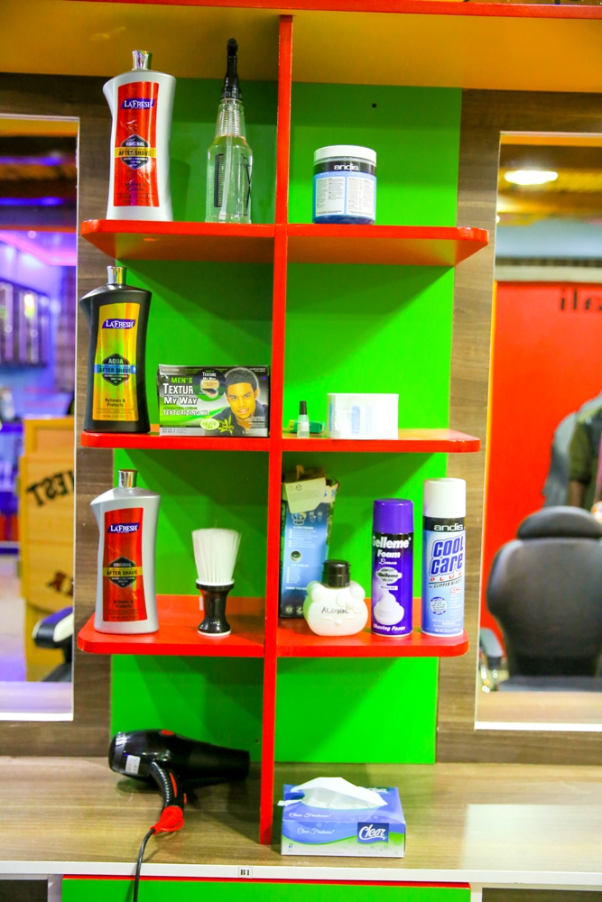 The Salon uses friendly cosmetic products
