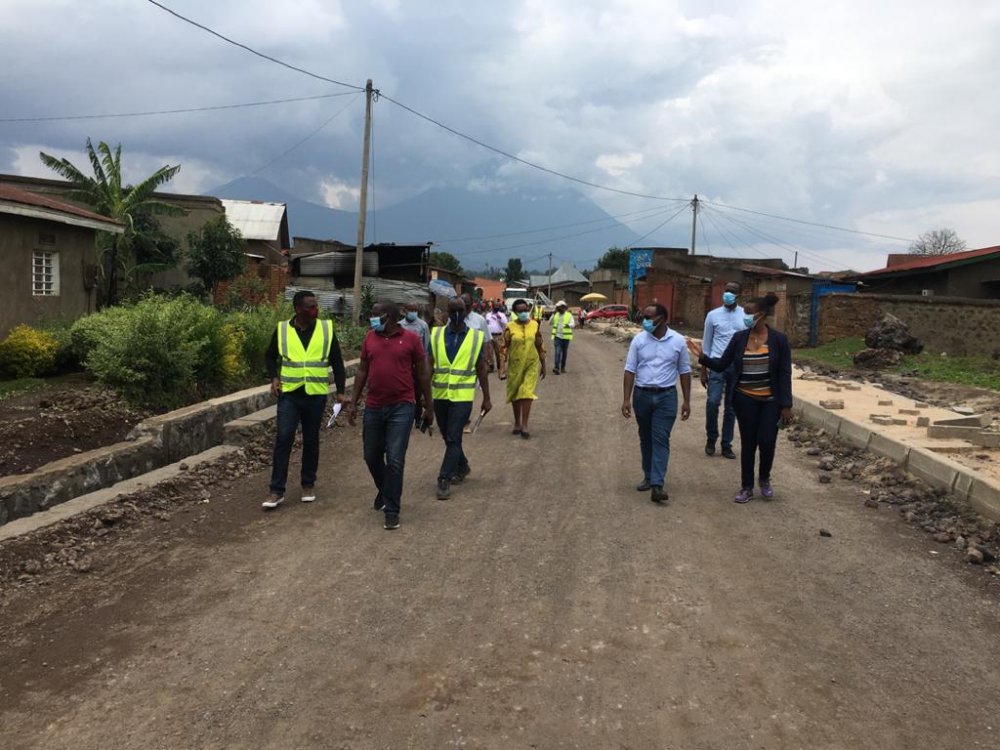 The 21.8 kilometer roads are constructed under the framework to upgrade infrastructure and beautiful the secondary city.