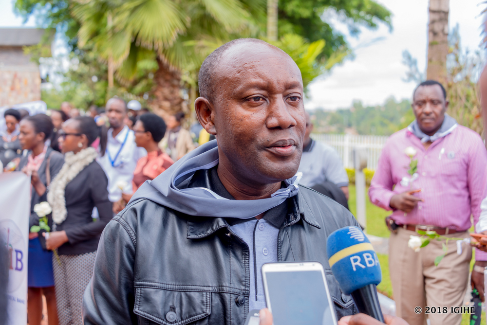 The Chairperson of Private Federation Sector (PSF) in Kigali City, Bitwayiki André
