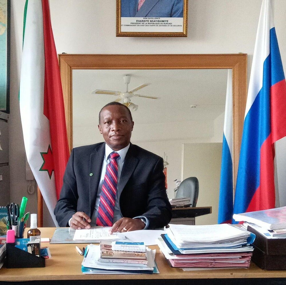 Minister Bizimana has served as Burundi’s Ambassador to countries including Russia and Germany.