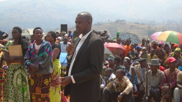 The executive secretary of Gishamvu sector, Emmanuel Ruti Bizimana was arrested on July 21st, 2016