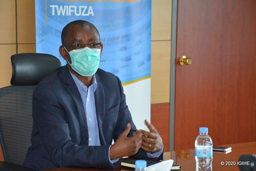 RRA Commissioner General Bizimana Ruganintwali Pascal thanked the East Africa Business Council for their advocacy work for the Office of Revenue. 